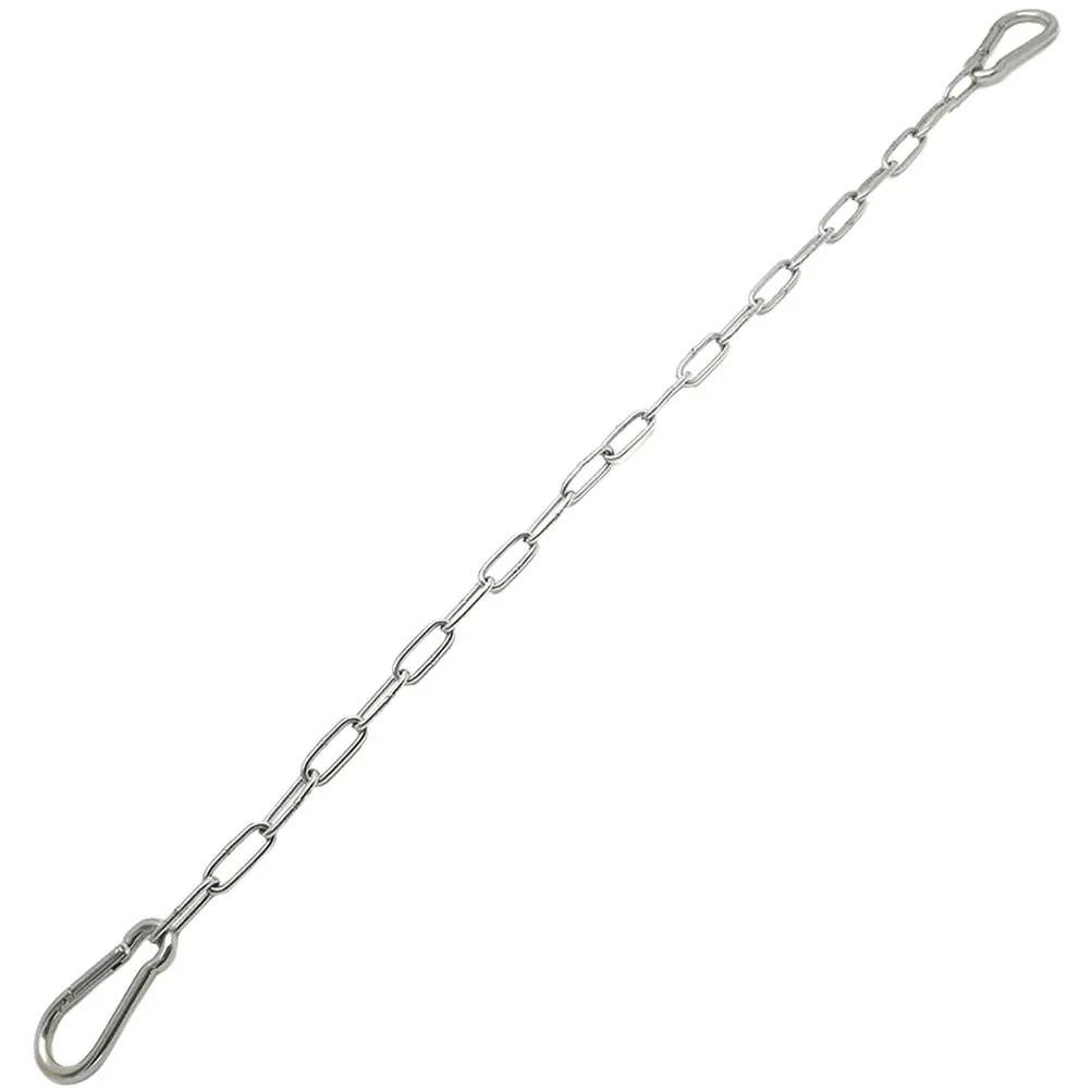

Stainless Steel Barn Door Chain Lock Durable Thickened Rod Secure Most Doors Garages Gardens Cabinets Hotels Reusable Wear