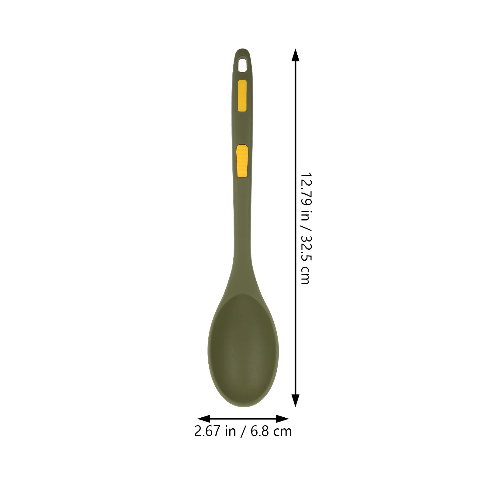 

Household Silicone Spoon Rustproof Multi-Function Cooking Mixing Soup Kitchen Accessory Cooking Spoon Kitchen Accessory