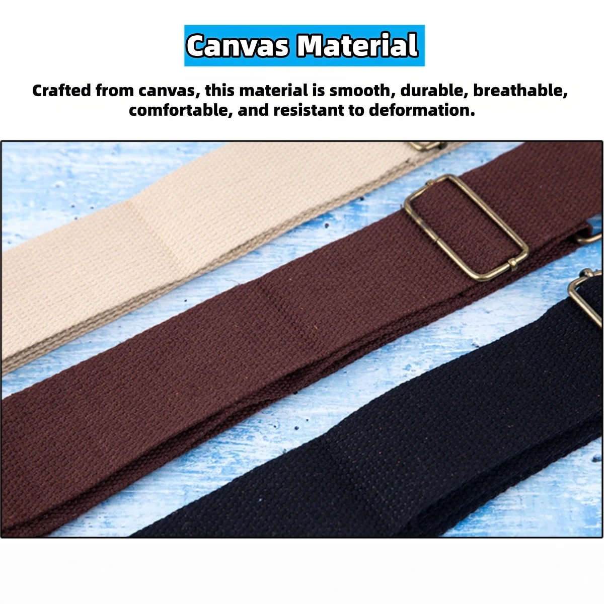 Miwayer Guitar Strap /from Cotton Woven Premium Leather - Universal for Folk,Electric and Classical Guitars