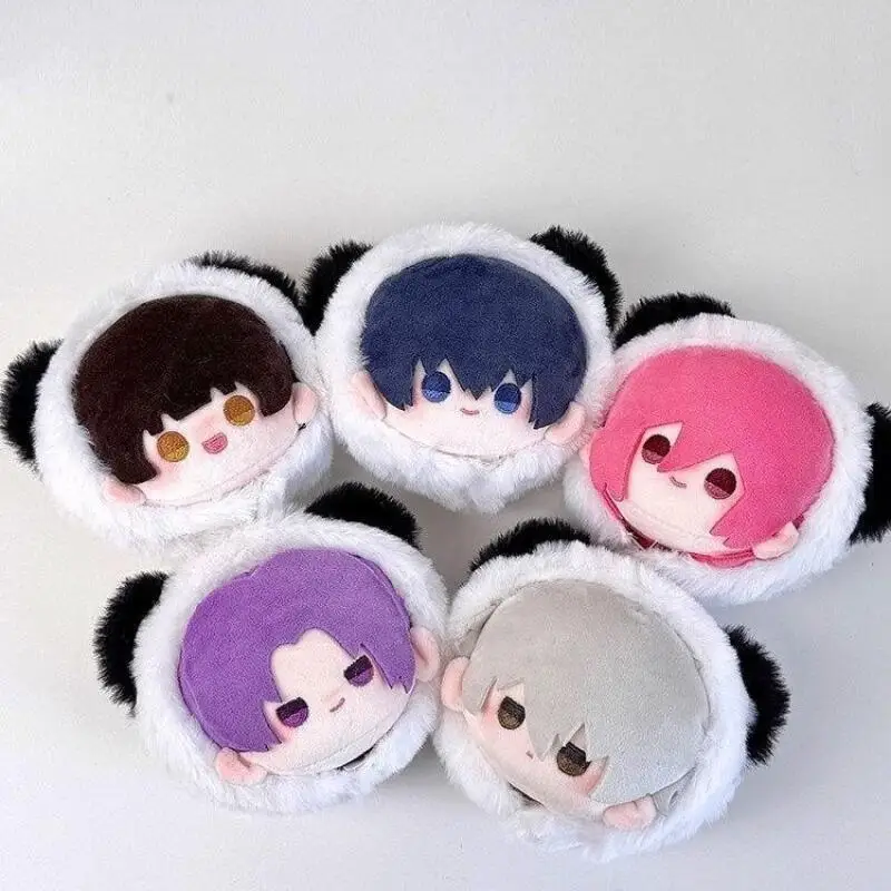 Blue Lock Isagi Yoichi Pp Cotton Panda Series Dumpling Doll Headgear Detachable Pendant Backpack Portable Doll Couple Gifts