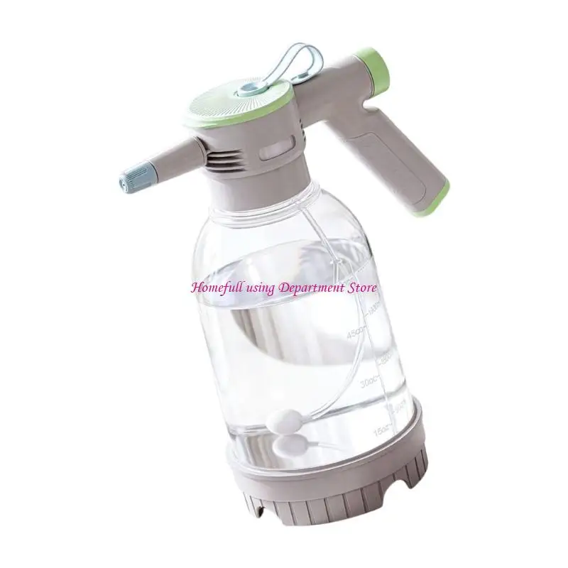 Electric Watering Tool 2L Clear Bottle Window for Indoor Foliage, Balcony Watering, Routine Garden Use and Home Tasks