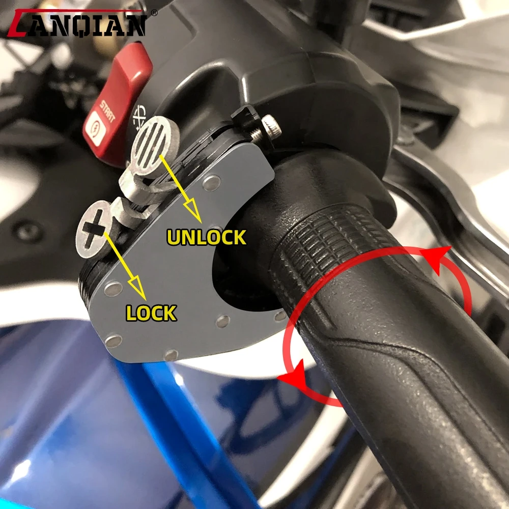 For Ducati Monster S2R 800 Desmodue MONSTER S4 S4R S4RS All Year Throttle Grip Cruise Control Lock Assist Handlebar Grip TOP KIT