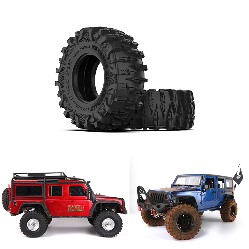 

2 Dragon Claw Tires 1.9 Inch Tread Climbing Tires for 1/10 RC Crawler Car Traxxas TRX4 Defender AXIAL SCX10 RC4WD D90 D110 Parts