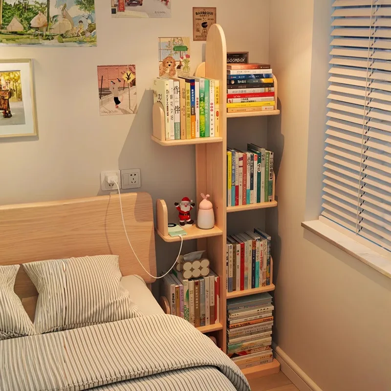 Bookshelf Shelf Floor To Wall Bookcase Household Tree-shaped Integrated Shelf Living Room Bedroom Creative Storage Cabinet