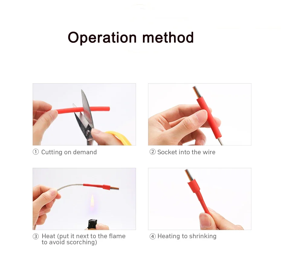 580pcs/Set Waterproof Shrinkage 2:1 Heat Shrink Tube Assorted Kit Polyolefin Insulation Sleeving Electrical Wire Cable