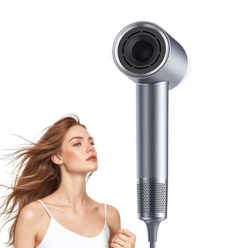 

High-Performance Ionic DC Motor Hair Dryer for Salons and Outdoor Use with Leafless Technology Concentrator Nozzles