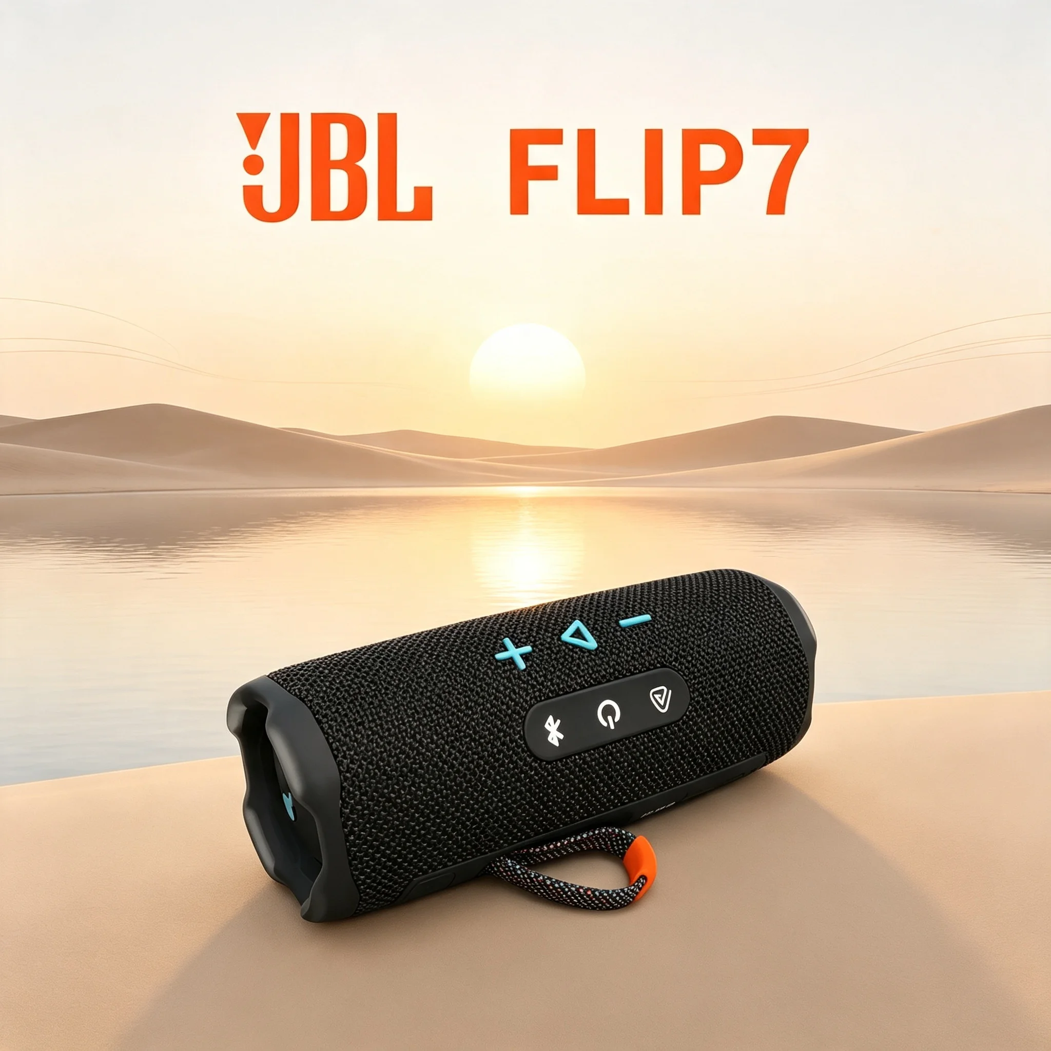 JBL FLIP7 Rugged Portable Speaker IP68 Dustproof Punchy Bass Auracast for Beach Poolside Outdoor Party Usage