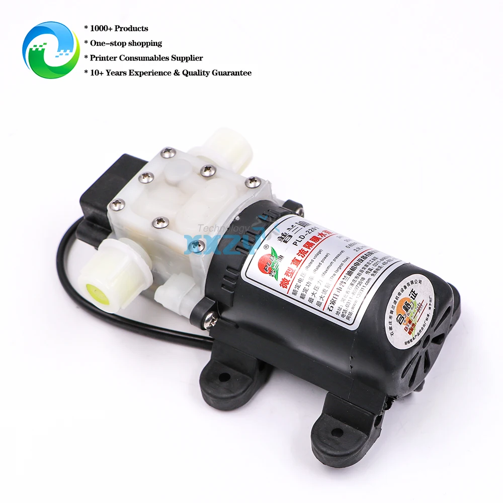 Originele Uv Flatbed Machine Membraanpomp 35W Pld Miniatuur Dc Booster Inkt Pomp PLD-2201 Voor Inkjet Printer