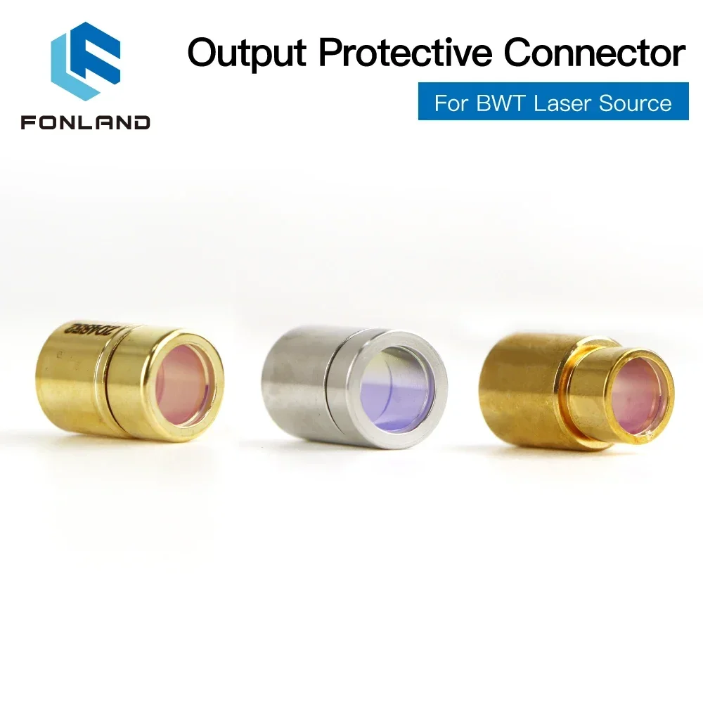 Fonland Fiber Laser Source QBH Output Connector Protective Window Lens Group for BWT Laser Cutting Head and Source Cable