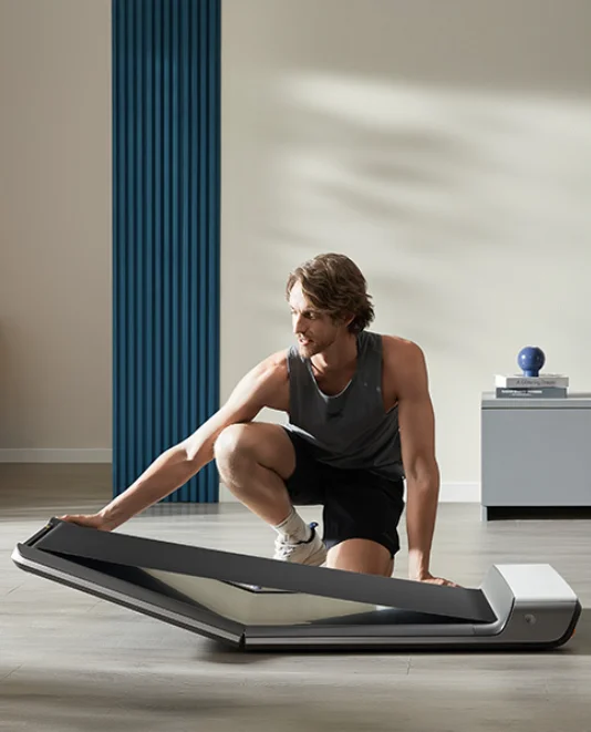 Walking Pad Folding Treadmill Ultra Slim Foldable Treadmill Portable Safety Non Holder Gym and Running Device
