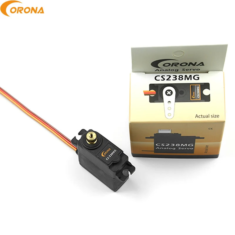 Corona CS238MG Small Gripper Robot 0.13sec Mechanical Claws Metal Gear Mini Servo For RC Model Plane Car Accessories