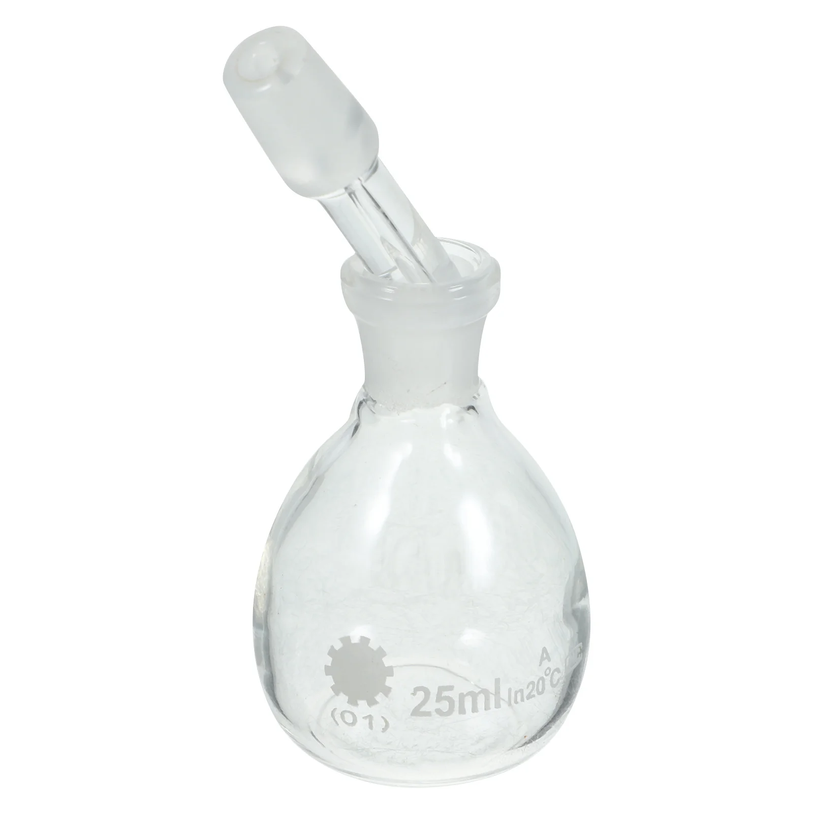 

Laboratory Glass Pycnometer Reliable with Stopper Simple Design Reagent Storage Bottle for Density Testing Glass Bottles