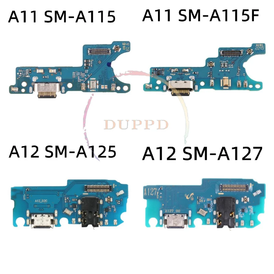 New For Samsung Galaxy A11 A115 A115F A12 A125 A127 USB Charger Charging Board Dock Port Connector Flex Cable