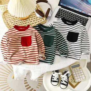 Baby Striped Long Sleeve Tees 1