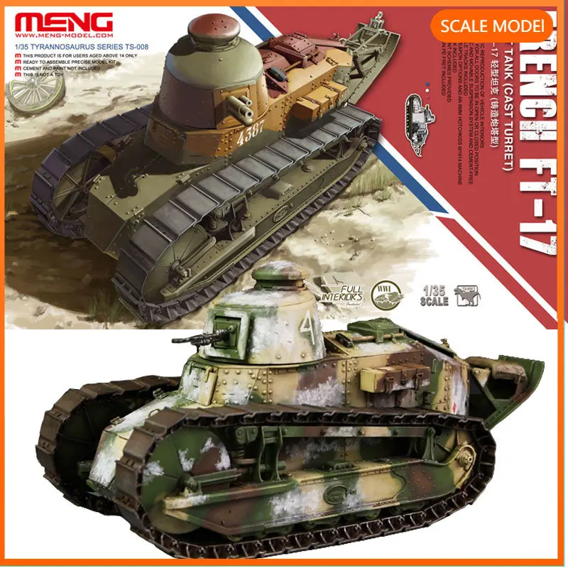 

Наборы для сборки модели французского легкого танка MENG 1/35 TS-008 (с литой башней), игрушки на день рождения, коллекционные подарки.