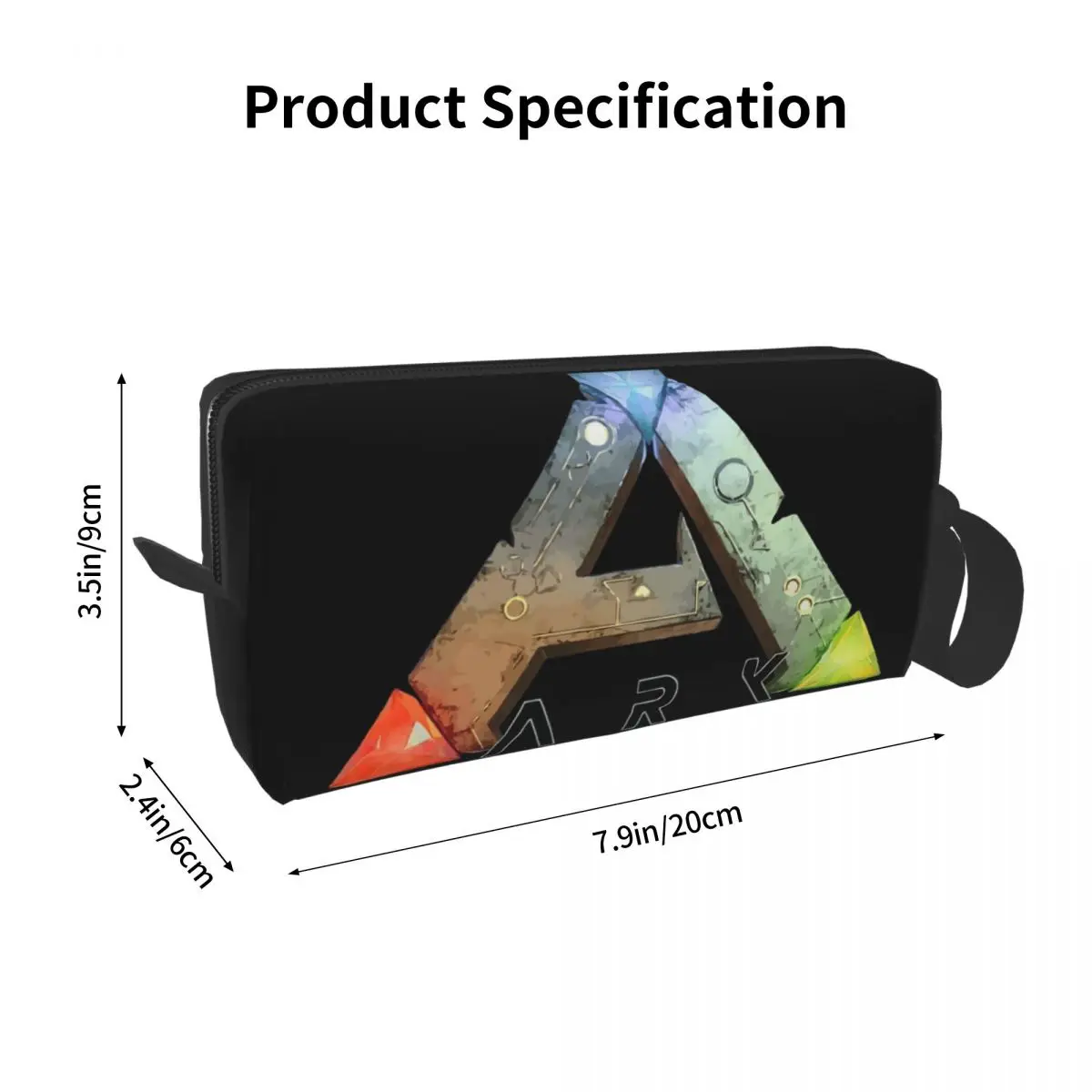 Ark Survival Astuccio evolutivo per ragazzi e ragazze Astuccio per penne Astuccio per matite Forniture di cancelleria Borsa per cosmetici da viaggio per donna