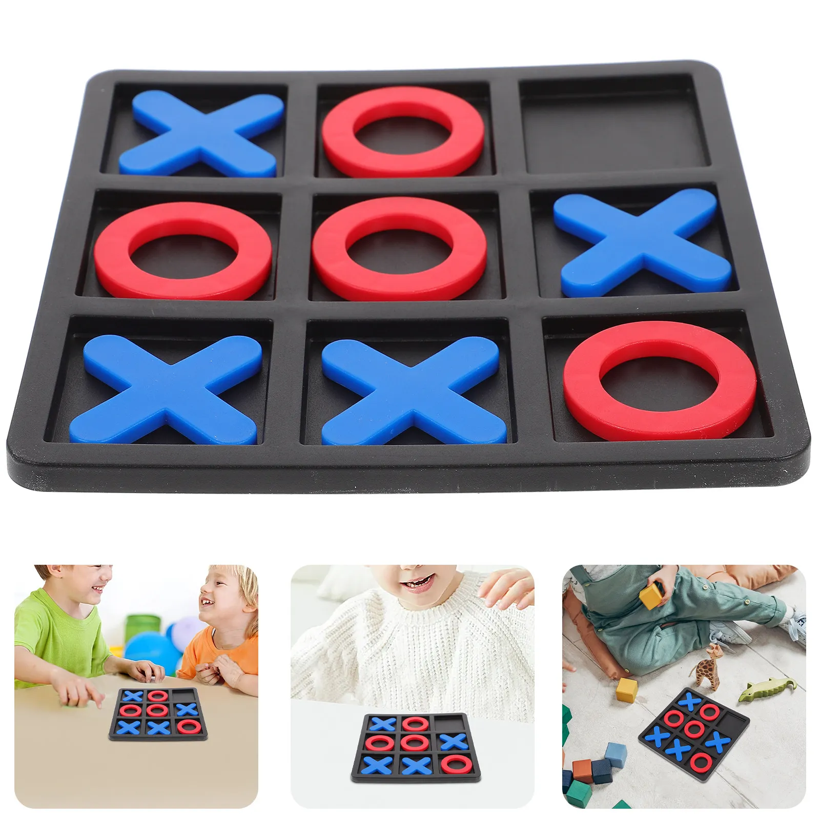 

1Set Chess Board Kids Educational Interactive Game Family Board Party Favor Compact Size Lightweight Fun Logical Thinking