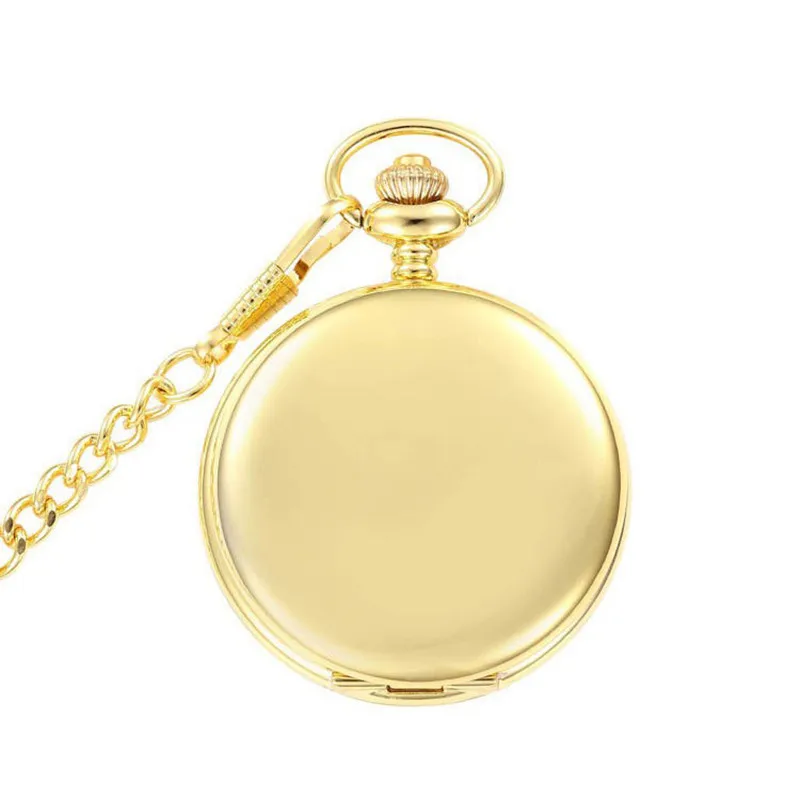 التجارة الخارجية ساعة الجيب اللامعة بالجملة فليب ساعة الجيب خمر كوارتز Watchpocket watchThick سلسلة الذهب ساعة الجيب