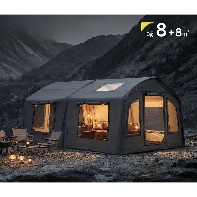Inflatable tent outdoor camping roof tent family campground
