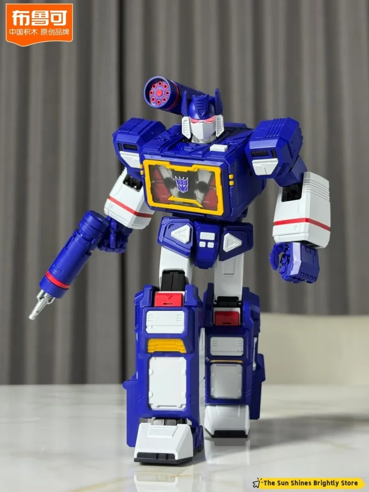 جديد Blokees Transformers Action Edition Soundwave الإضاءة السبر تجميعها عمل أرقام نموذج متحرك لعبة هدية الصبي