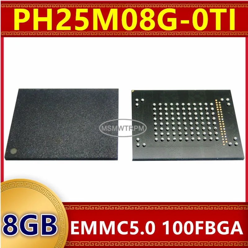 

Memory Chip IC PH25M08G-0TI 8GB EMMC5.0 100FBGA Integrated Circuits New Original In Stock