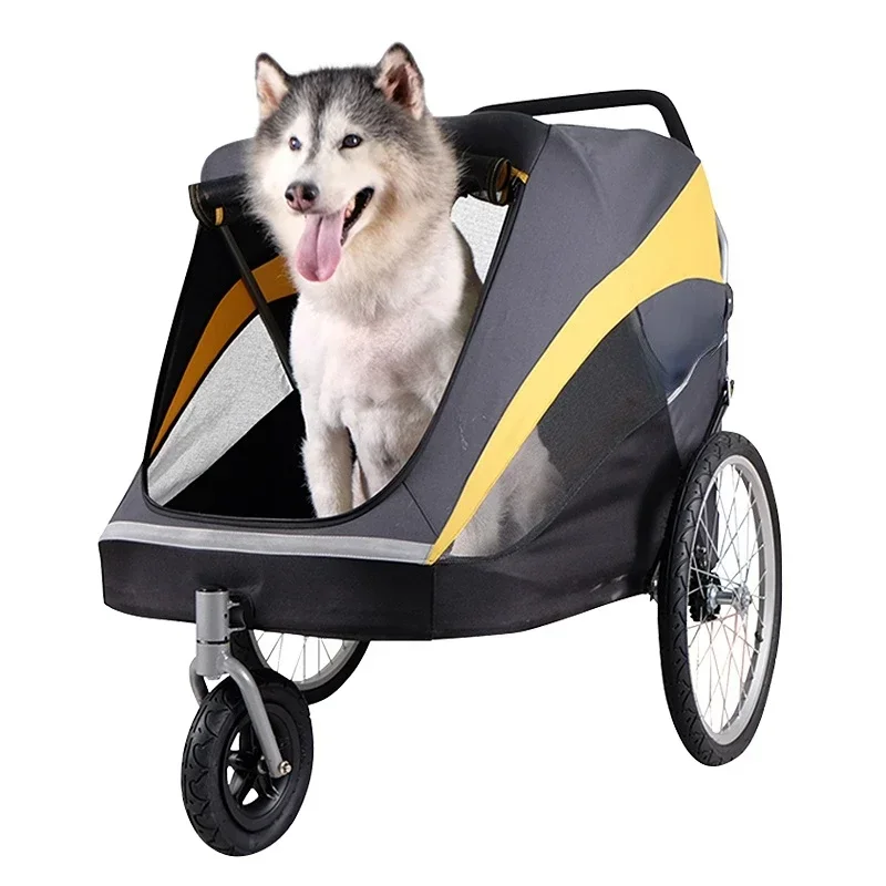 Big dog cart pet Old dog foldable