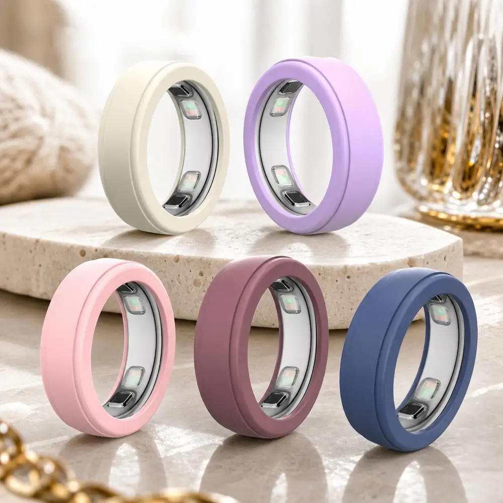 Silicone Ring Protective Case For Oura Gen 5 Rings Cover Working Out Accessories Men Women Silicone Case Finger Wrapper