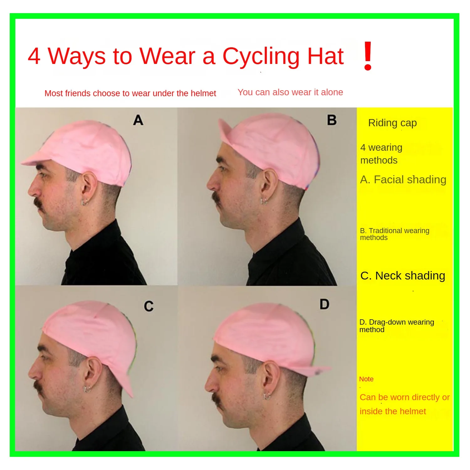 قبعات ركوب الدراجات الكلاسيكية الرجعية البوليستر سريعة الجفاف للنساء والرجال قبعة الدراجة مقاس عالمي ظلة وبطانة خوذة قابلة للتنفس
