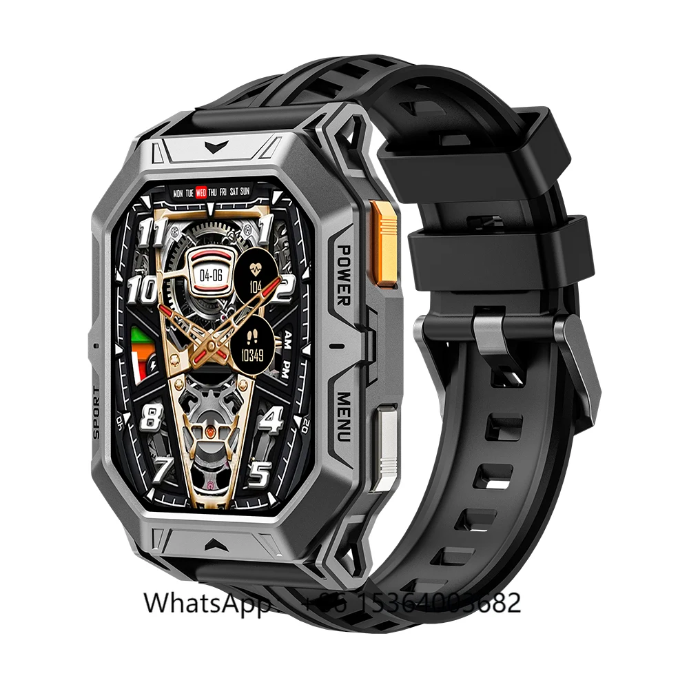 

TJXL-TKYUAn Design Swimming Smart Watch Men Sport Fitness Health Monitoring 2.13 Inch 1000mah Big Battery Long Life Time Smartwa