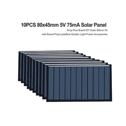 3V Solar Panel With 15CM Wire Mini Solar System DIY For Battery Cell Phone Charger 2W