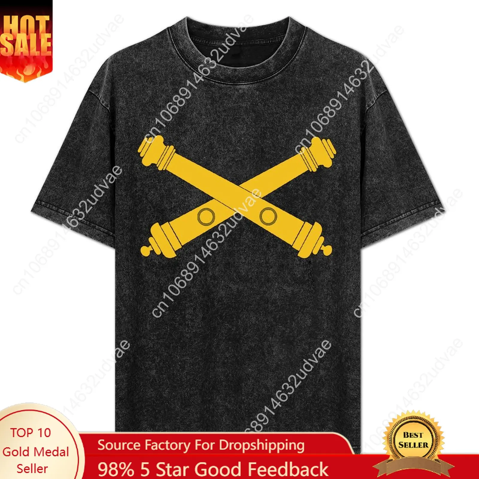 

US Army Field Artillery Retro T Shirts Mans Womans Vintage Tshirt Cotton Short Sleeve T-shirt Custom Tops Unisex Clothes Tshirt
