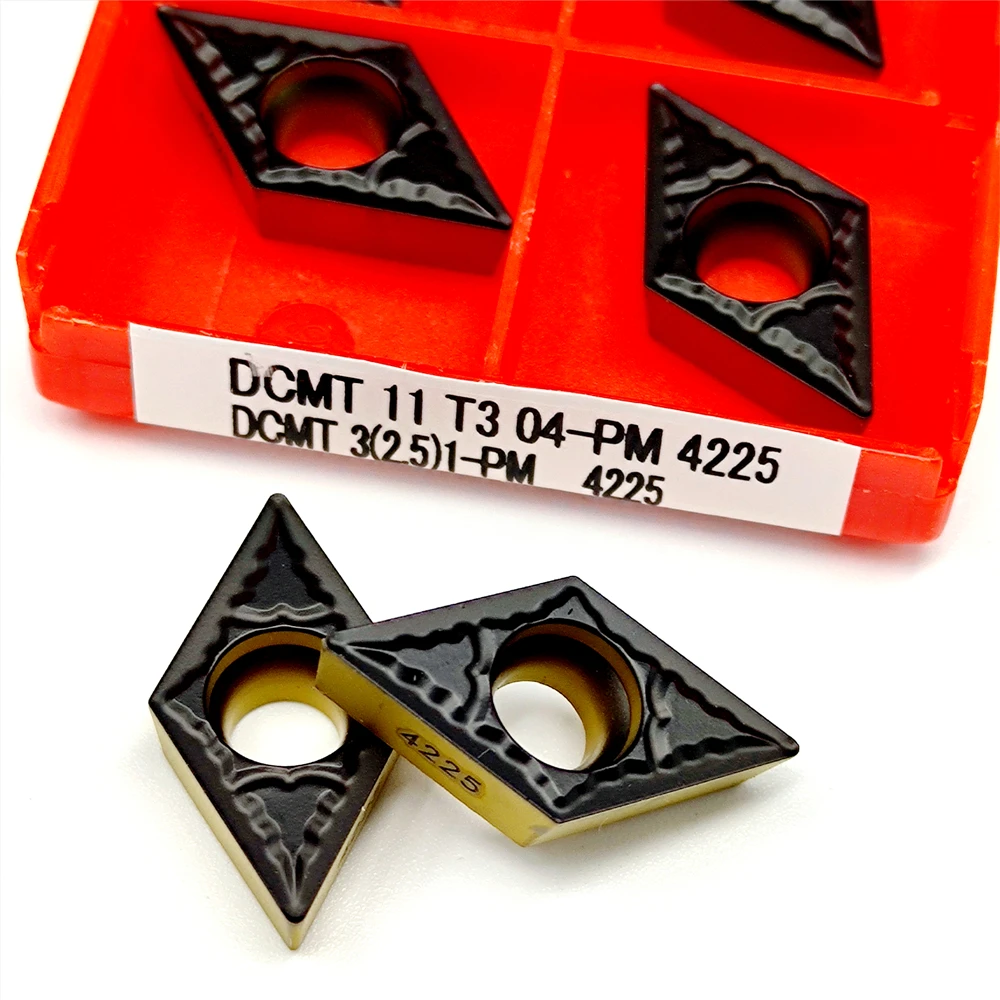 DCMT11T304 DCMT11T308 PM4225 Chất Lượng Cao Carbide Lắp InternalOriginal Tiện DCMT 11T304 11T308 PM 4225 Dụng Cụ Xoay
