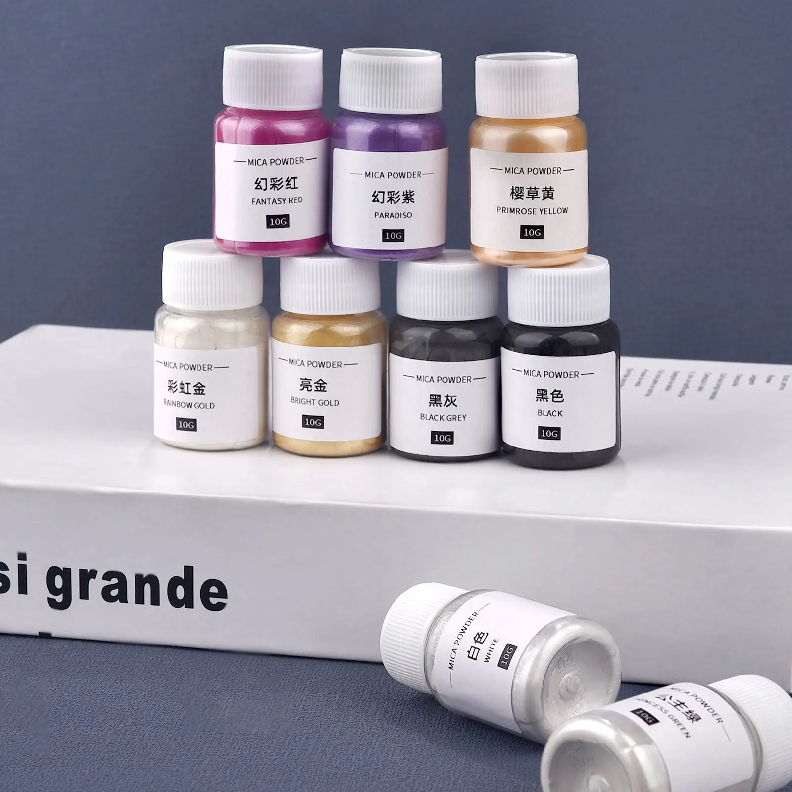 1box Mirror Chameleons Resin Pigment Glitter Magic Discolored Pearlescent Powder Epoxy Dye Mica Powder Powdered Pigment Colorant