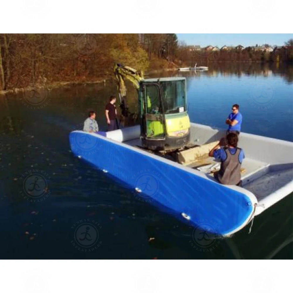 Reinforced PVC Material High Durability Inflatable Ferry Boat for Commercial and Recreational Use