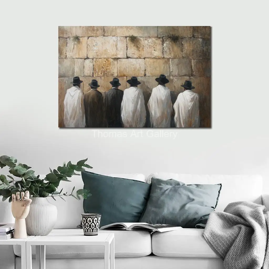 Judaism Canvas Prints Wall Art Contemporary Paintings Living Room Decor HD Posters Printed Abstract Kotel Jewish Picture Large