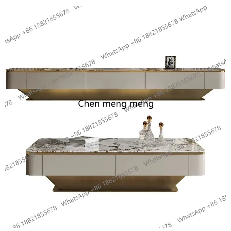 Bedroom Rectangle Coffee Table Aesthetic Organizer Luxury Salon Coffee Tables Design Nordic Unique Mesa De Centro Sala