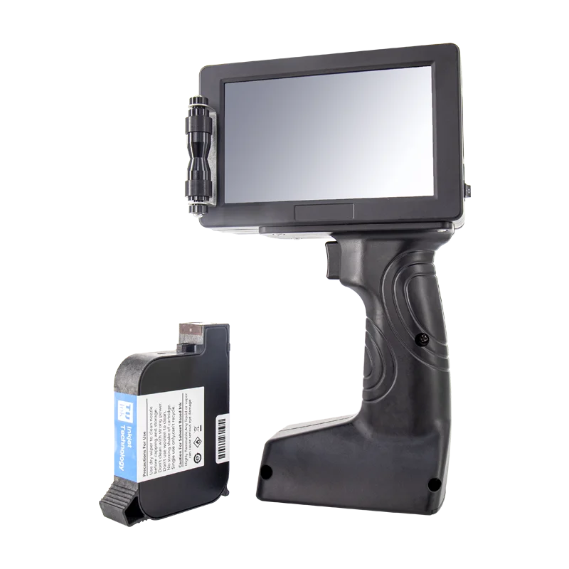 Portable Handheld Expiry Date Inkjet Coding Printer Docod T110E-H 12.7mm Label Qr Code Handheld Printer Printing Machine