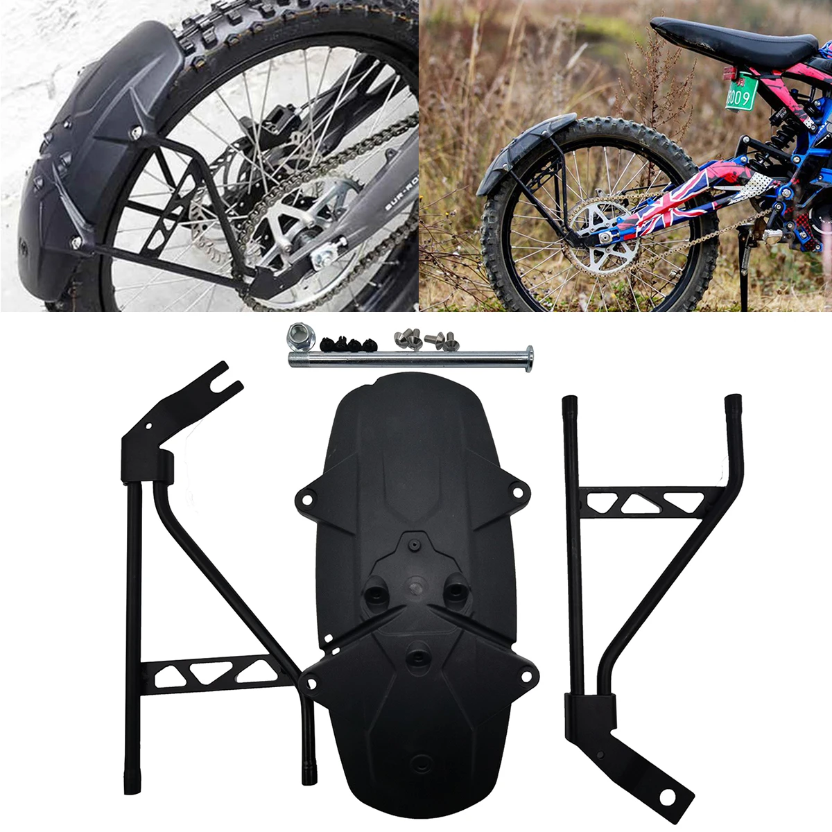 

Rear Fender Mudguard Mudflaps Rear Wheel Guard Cover For SURRON 60S X Light Bee Light Bee X&S SUR-RON Off-road Electric