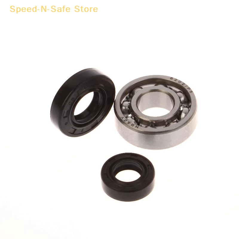 4-piece Crankshaft Oil Seal And Grooved Ball Bearing Kit For CG430, CG520, TL43, TL52 Brush Cutters And Grass Trimmers