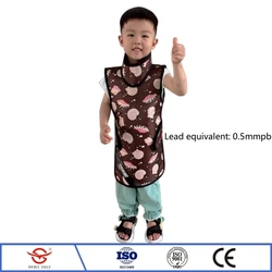 Genuine x-ray gamma ray protective 0.5mmpb children lead apron radiology department radiological protection child lead clothes