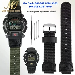 Modified Nylon Sports Strap For Casio Dw-9052 Dw-9050 9051 Dw-9000 DW5600 Electronic Watch Canvas Men Bracelet 16mm Accessories