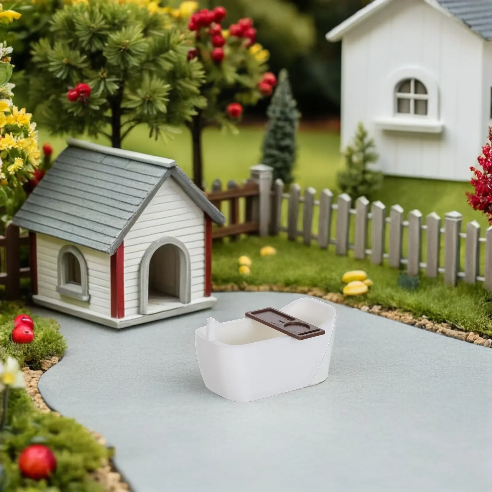 

Миниатюрная пластиковая ванна для кукольного домика, аксессуары для мебели, декор для микросцен, набор для самостоятельной сборки, миниатюрный игровой набор для ванной комнаты, крошечная ванна