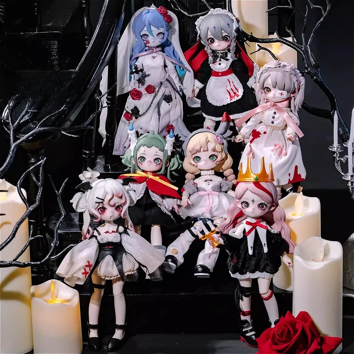 

НОВЫЕ куклы Nissa Bizarre Nightmare BJD, слепая коробка, шарнирная фигурка 1/12, модная игрушка, кавайная экшн-фигурка аниме, подарок