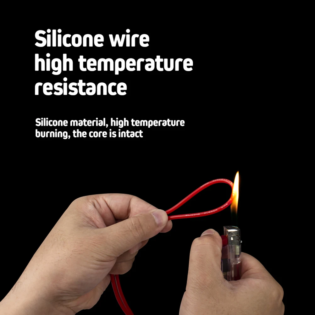 

Professional Multimeter Test Wire Probe Leads Line Voltage Tester Pen Clamp Cable Silicone High Precision Copper