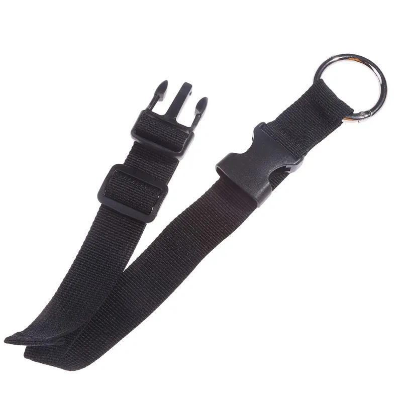 Portable Black Nylon Anti-theft Luggage Strap Holder Gripper Add Bag Handbag Clip Use To Carry Multitool High Quality Durable