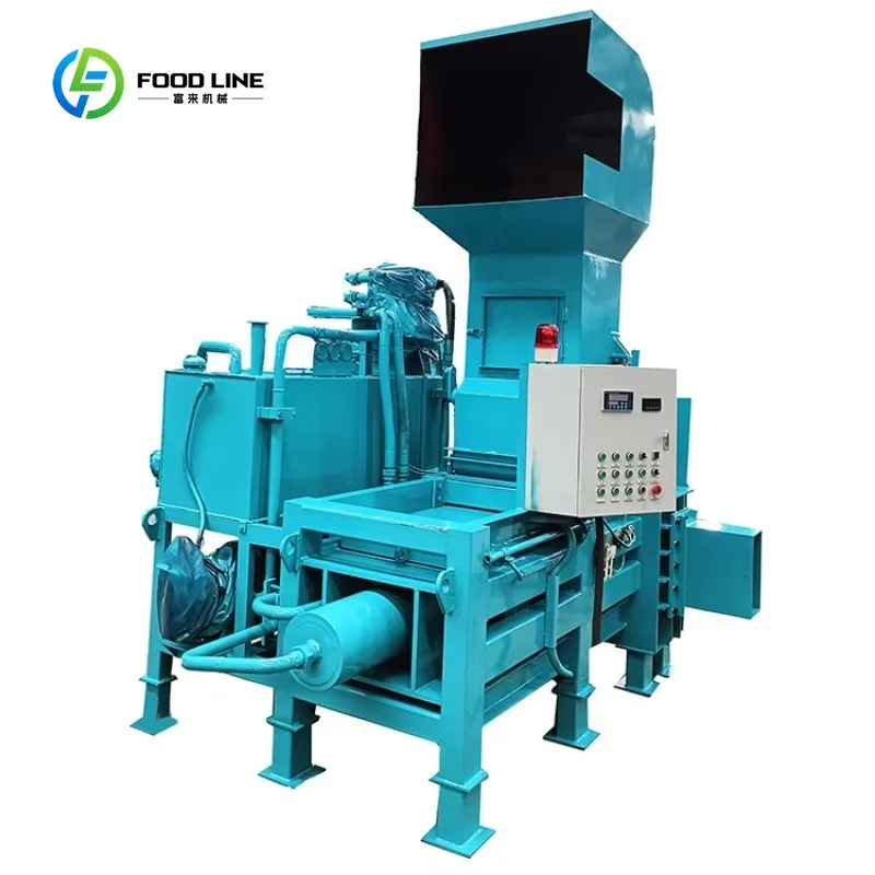 Customized Automatic Hydraulic Press Machine for Waste Paper Cardboard Wheat Hay Straw Baling Balers