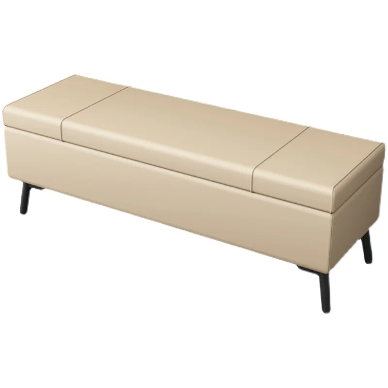 

Light luxury environmentally friendly leather sofa stool long storage stool bedroom bedside enter the entrance hall clothing