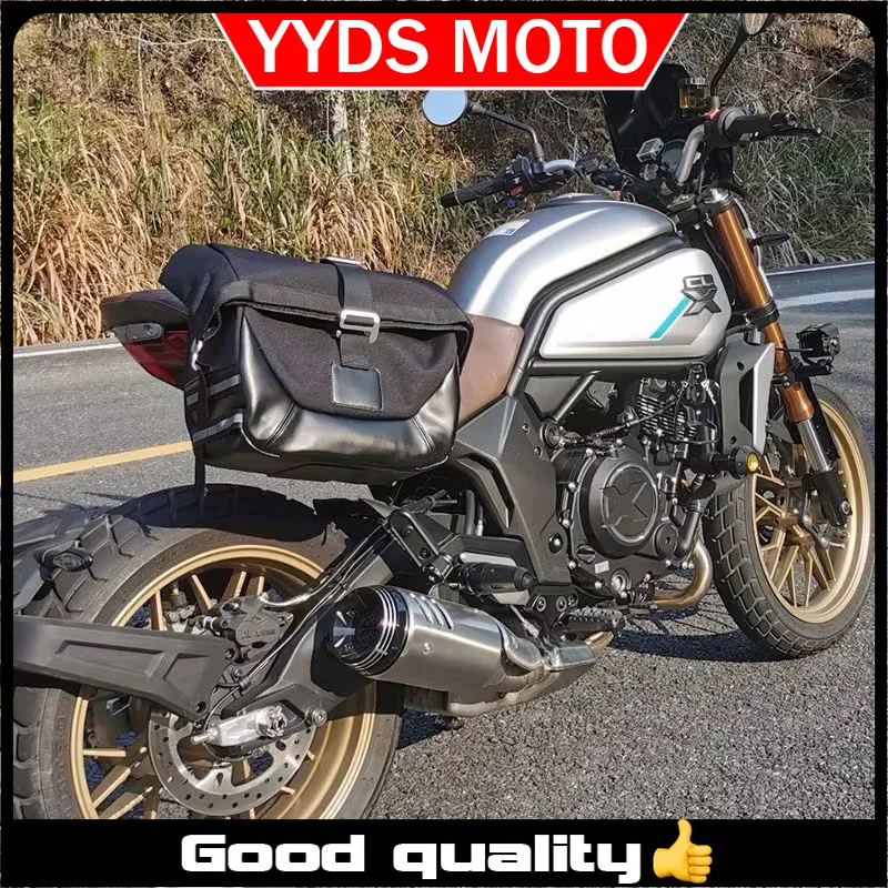For CFMOTO 700CLX side box waterproof retro bag 700CL-X clx700 quick release bracket modified large capacity side box