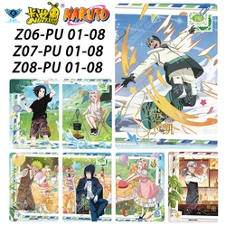 Kayou Original Naruto Card W6T4 W7T4 W8T4 PU Full Series Single card No.01-08 Rare Itachi Uchiha Anime Collection Card Toy Gift