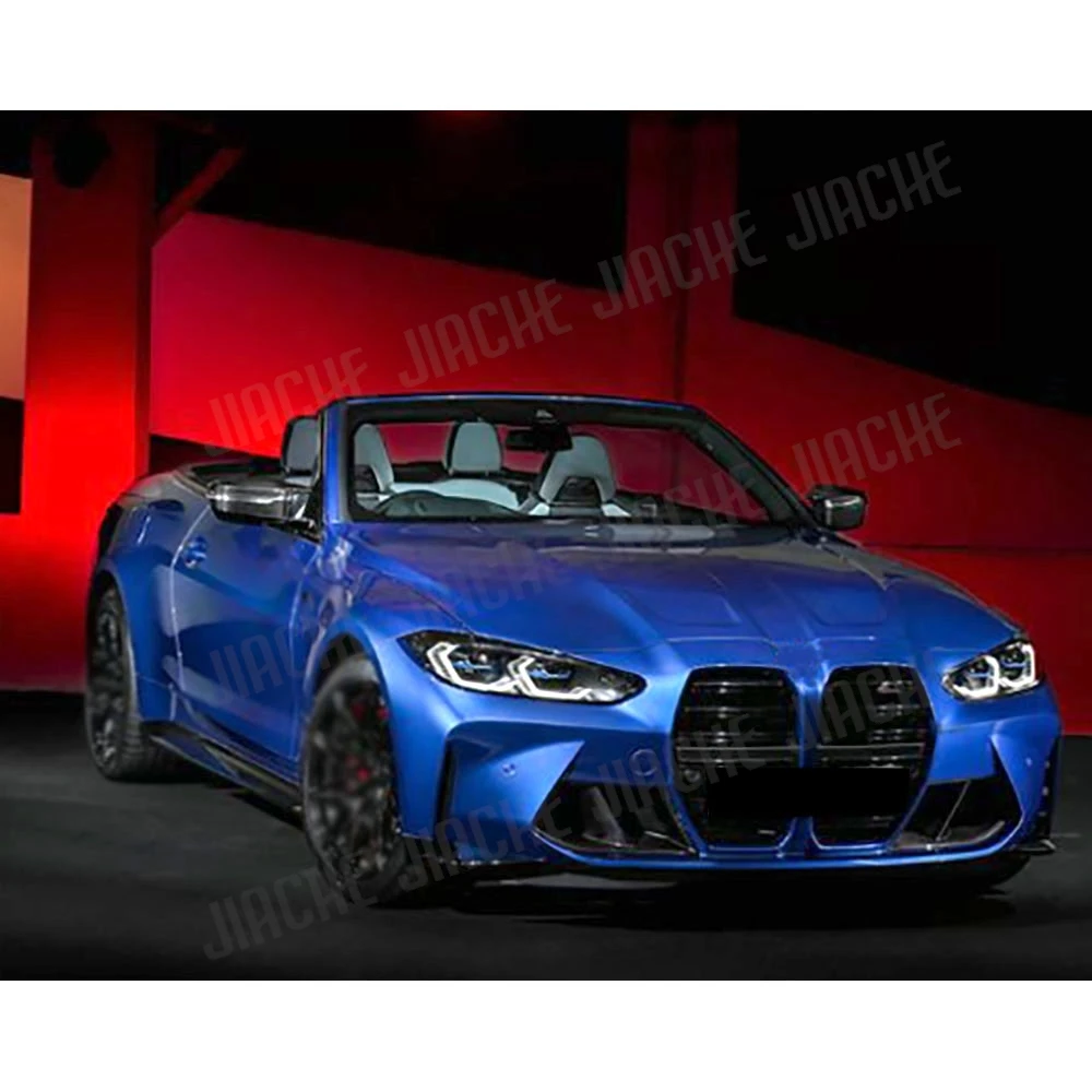 

JCYECF ABS Front Bumper Air Vent Splitter Side Fender Cover Trim For BMW 3 4 Series G80 M3 G82 G83 M4 2021+ Gloss Black